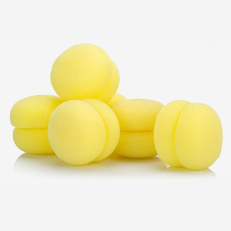 Strawberry Sponge Hair Curlers – Soft Heatless Curling Balls