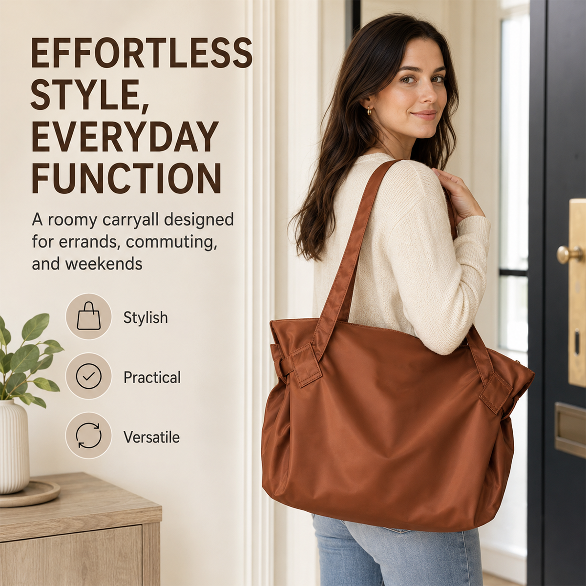 Lay-Flat Drawstring Tote