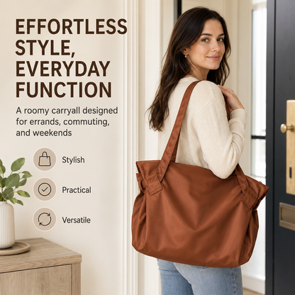 Lay-Flat Drawstring Tote