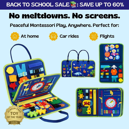 Toddla™ Montessori Busy Board
