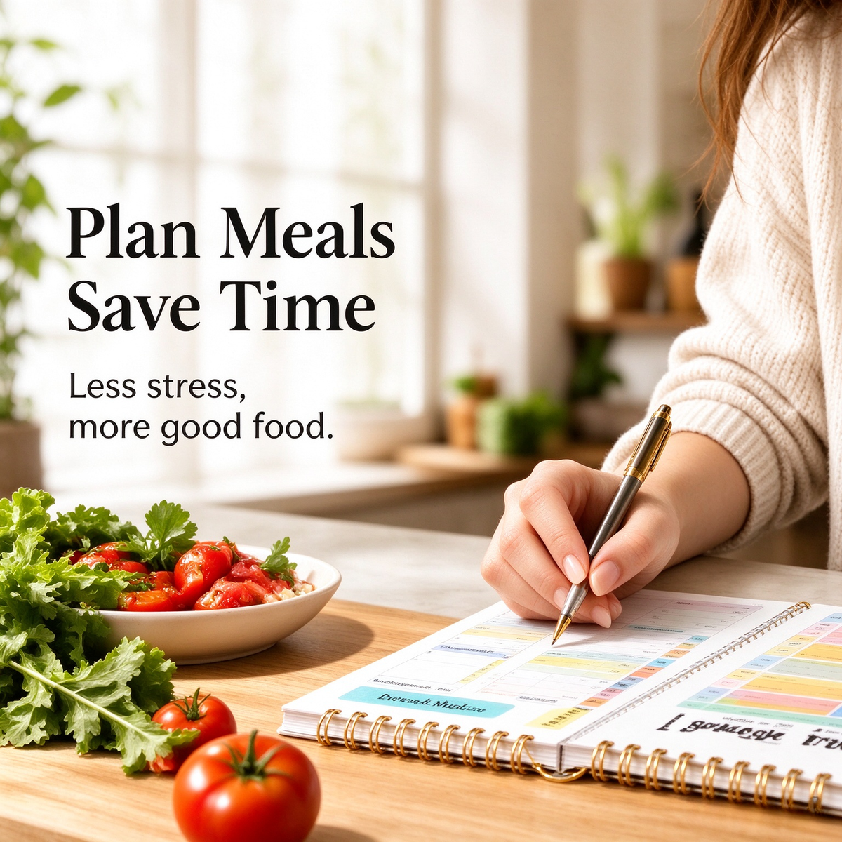 📅 🍽️ Weekly Meal Planner – Simplify Family Meals & Grocery Planning