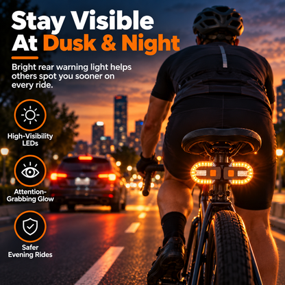 Wireless Turn Signal Bike Light