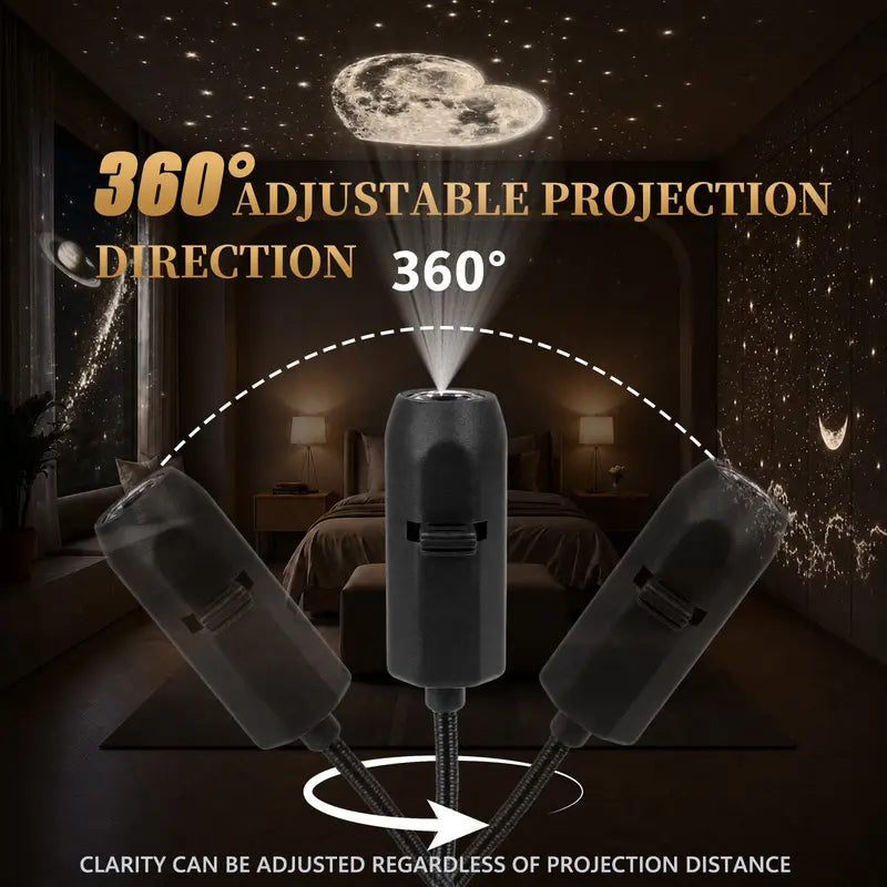 🔥Night Light Projector 🔥Halloween USB Holographic Projector
