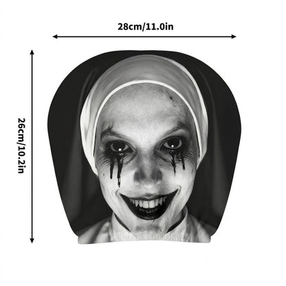 “Scary Face” Headrest Cover, Spooky-Style Stretchable Headrest Protector