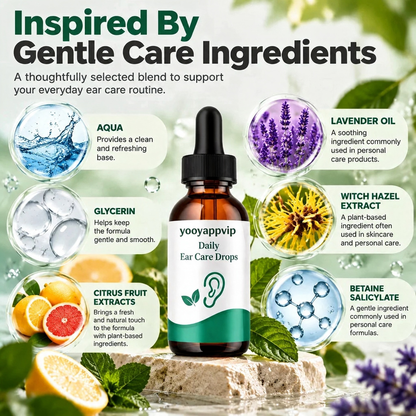💧 EAR CARE DROPS | Easy Dropper Formula for Daily Personal Care & At-Home Wellness