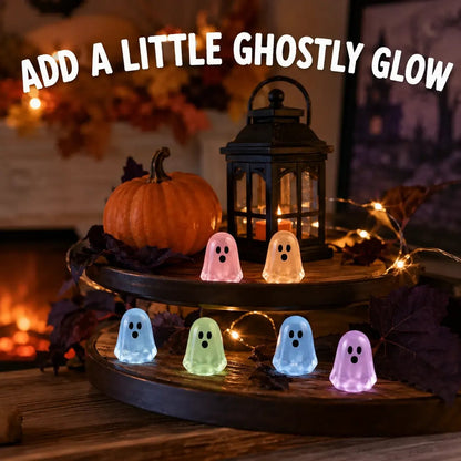 👻Mini Glow Ghost Decorations – Cute by Day, Spooky & Glowing After Dark