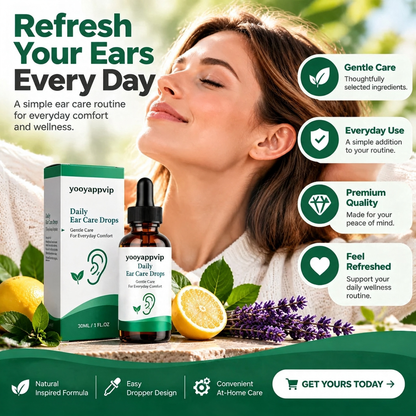 💧 EAR CARE DROPS | Easy Dropper Formula for Daily Personal Care & At-Home Wellness