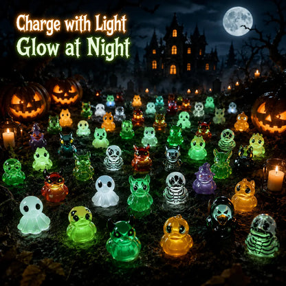 👻Mini Demon Ghost Skull Resin Duck Desktop Decoration Item