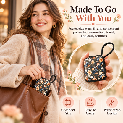 Rechargeable Hand Warmer – Slim Pocket Heater with Smart Temp Control