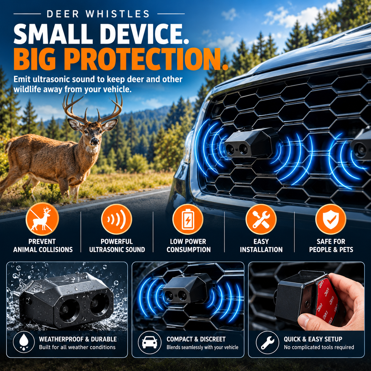 Automotive Ultrasonic Deer Repeller