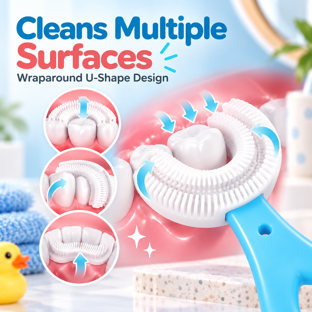 🦷 Kids 360° U-Shaped Oral Care Toothbrush