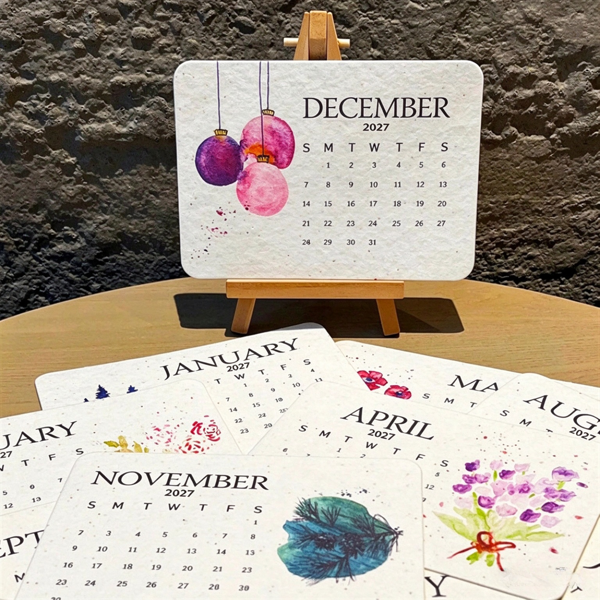✨🏆Early Holiday Sale 49% OFF🌱Eco-Friendly Plantable “Timeless” Seed Calendar 2027