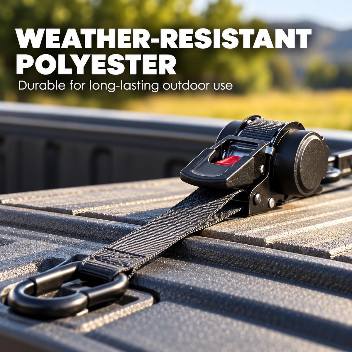 Automatic Retractable Ratchet Tie-Down Strap – 700kg Load Capacity