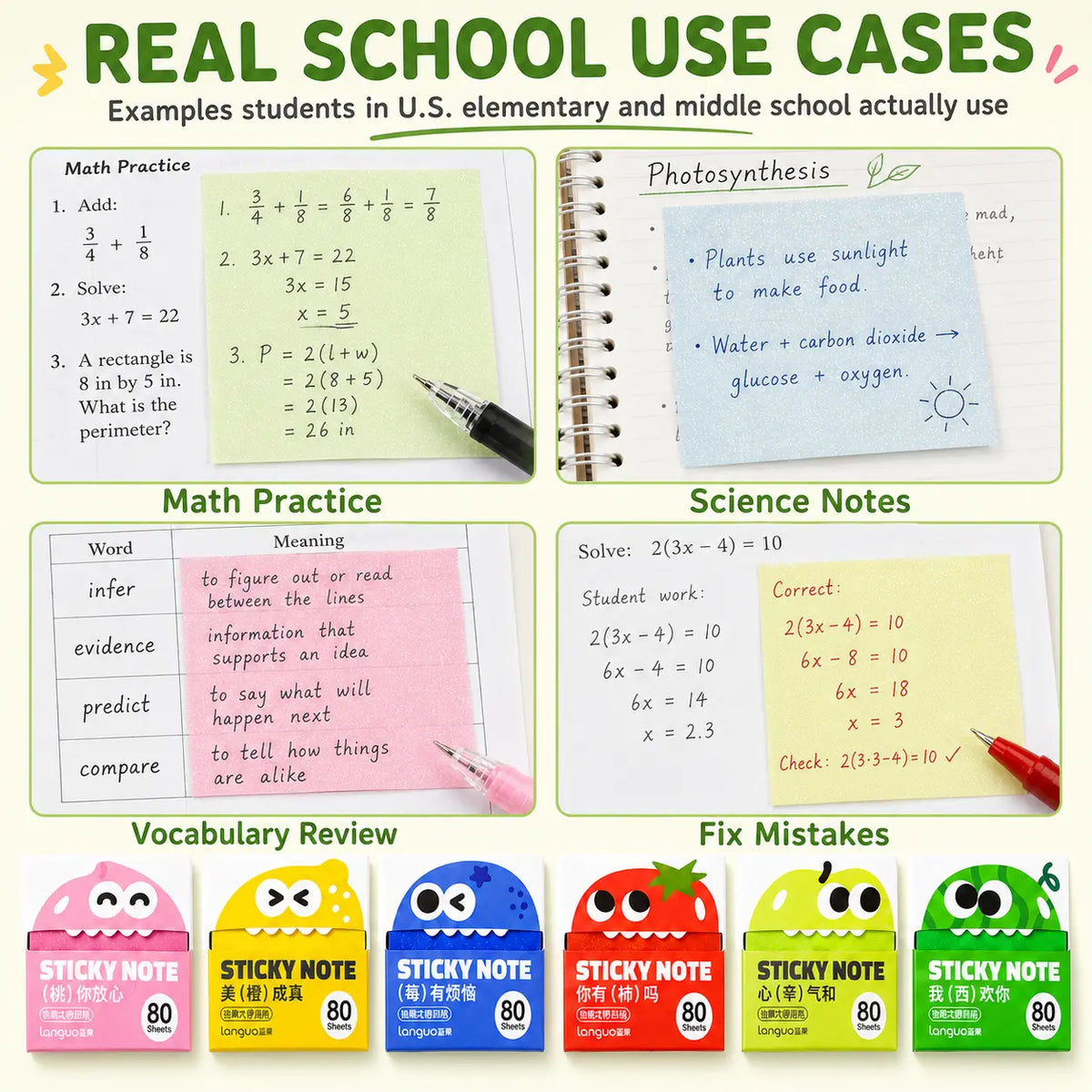 ✨📖Transparent Pull-Out Sticky Notes (12 Boxes, 960 Sheets Total)