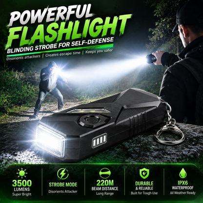 ⭐TA70 High-Brightness Tactical EDC Long-Range Battery-Operated Flashlight