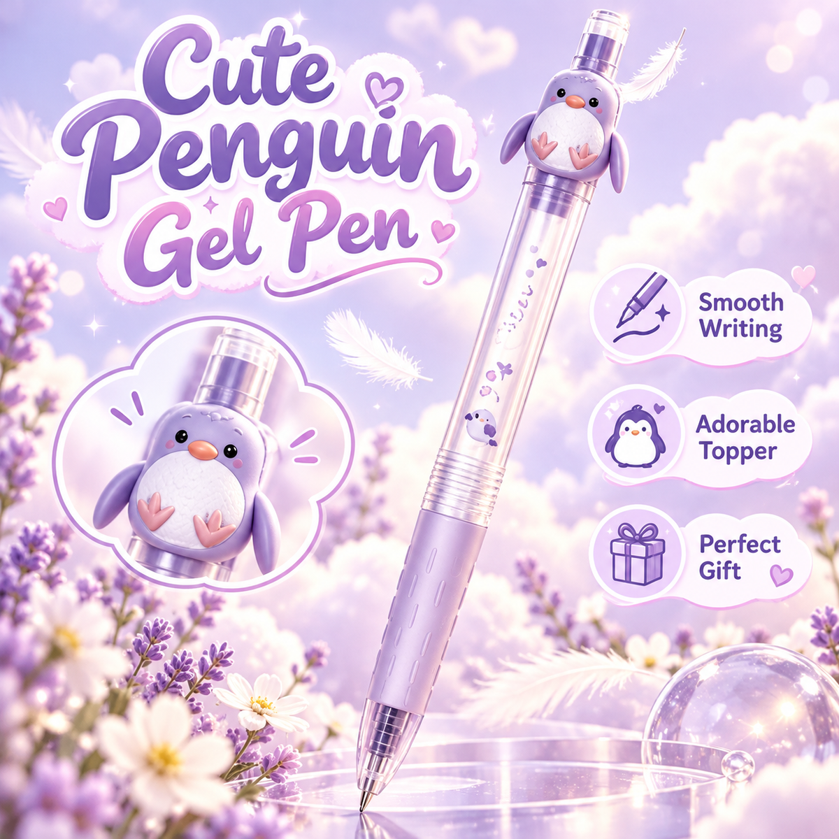 🎁Gleaming Wings Dragonfly Pen 3-Pack-A Little Gift That Makes Writing More Fun.