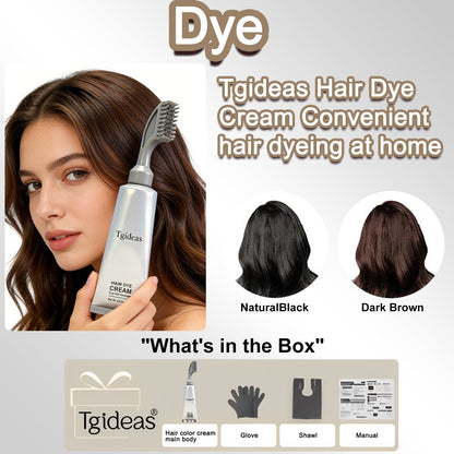 Tgideas Nature Black Tealash Brown Comb - Italian Made 16-Tooth Eyelash Comb for Deep Conditioning & Black-Brown Care