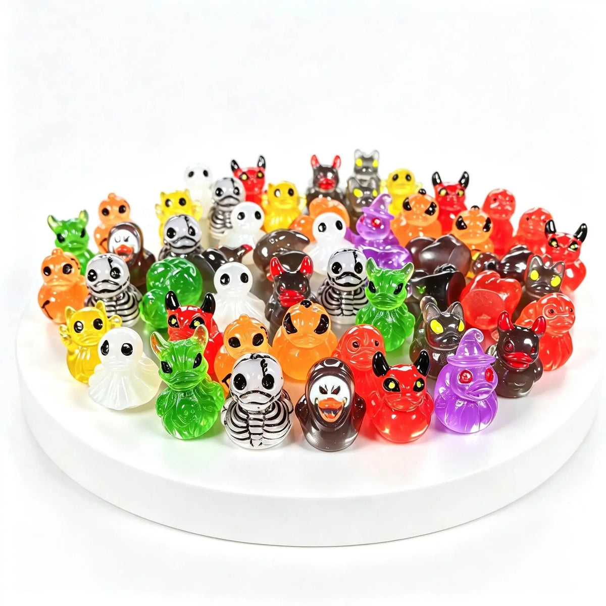 👻Mini Demon Ghost Skull Resin Duck Desktop Decoration Item