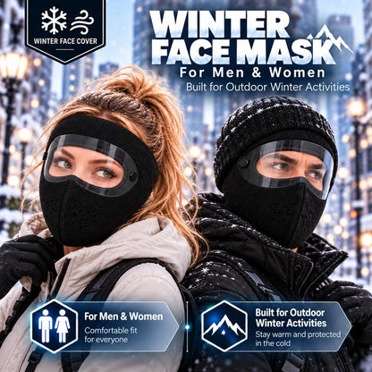 Winter Shield Face Mask with Goggles