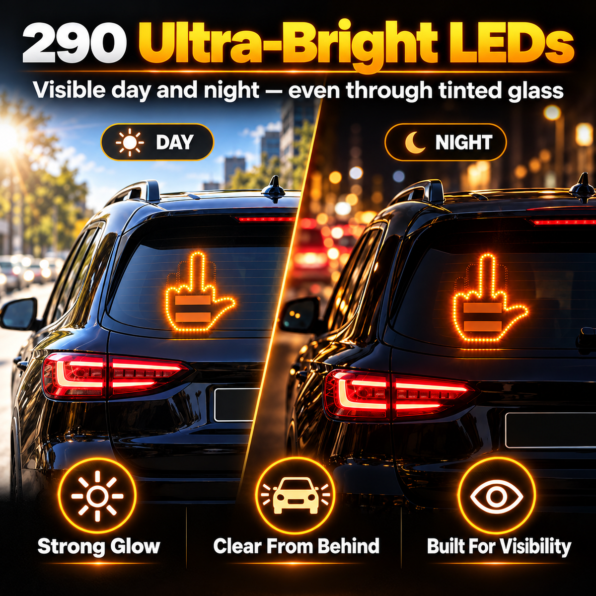 LED Car Gesture Light