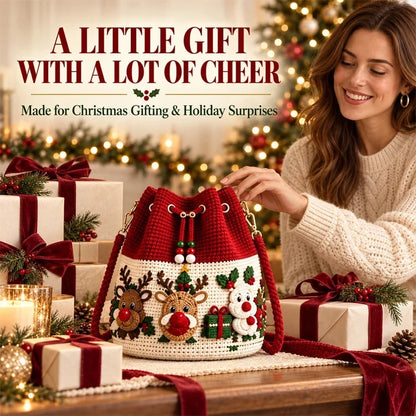 🎄 For the “Christmas Can’t Come Soon Enough” Girl — 3D Crochet Bag