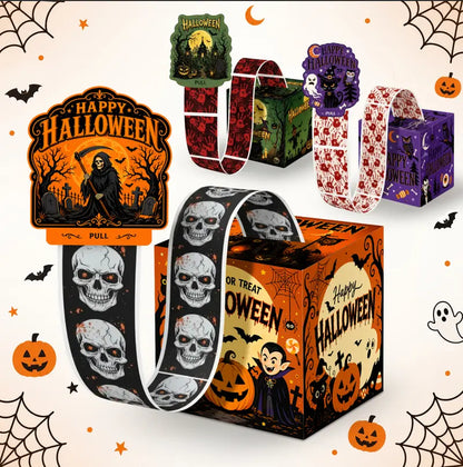 🎃 Halloween Pull-Out Surprise Box – Fun Cash & Gift Reveal Game
