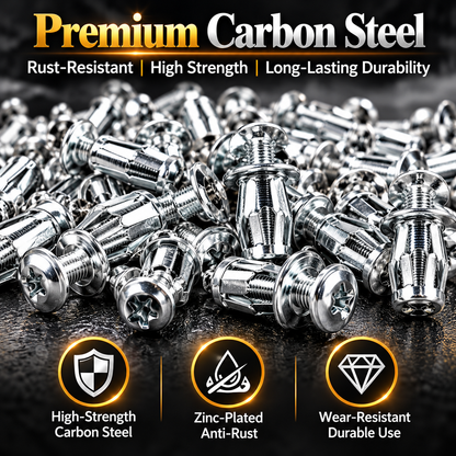 🧱 No Stud? No Problem. – 91-Piece Petal Jack Nut Kit with Installation Pliers