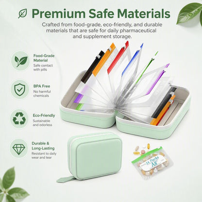 💊Reusable Waterproof Travel Medicine Bag Set