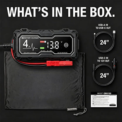💥Boost X 4250A Car Jump Starter — Suitable for 10.0L Gasoline & 8.0L Diesel Engines