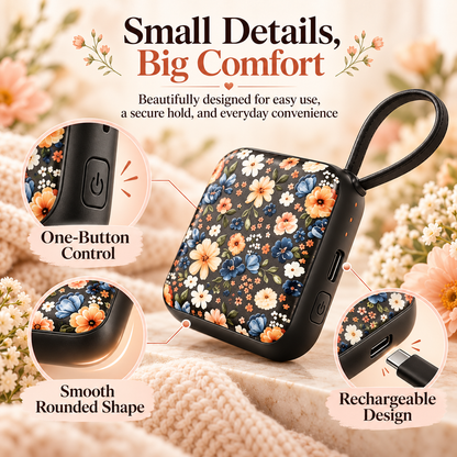 Rechargeable Hand Warmer – Slim Pocket Heater with Smart Temp Control