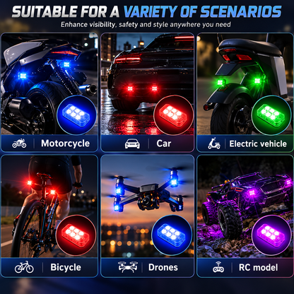 8 Colors Wireless Led Lights with Remote