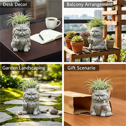 Grumpy Cat Flower Pot