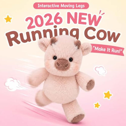 Running Scottish Highland Cow Stuffed Animal