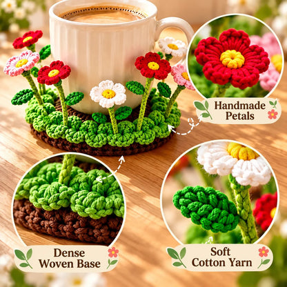 Hand-Crocheted Floral Coasters | Timeless Table Art 🌸