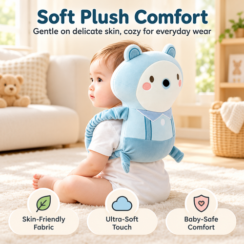 🐻 Baby Learning Walk Head Safety Cushion