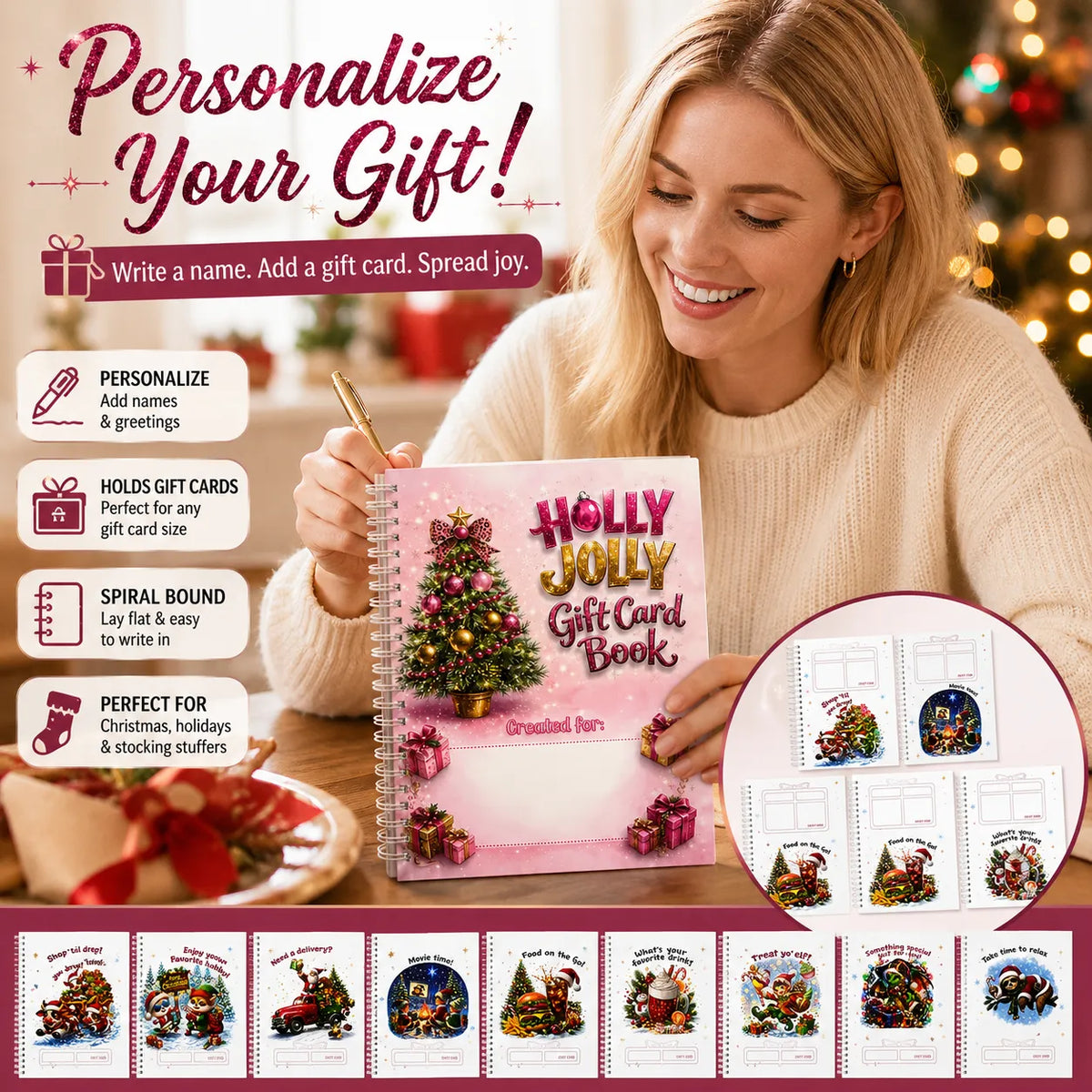 🎄 Christmas Gift Card Book