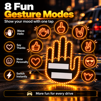 LED Car Gesture Light