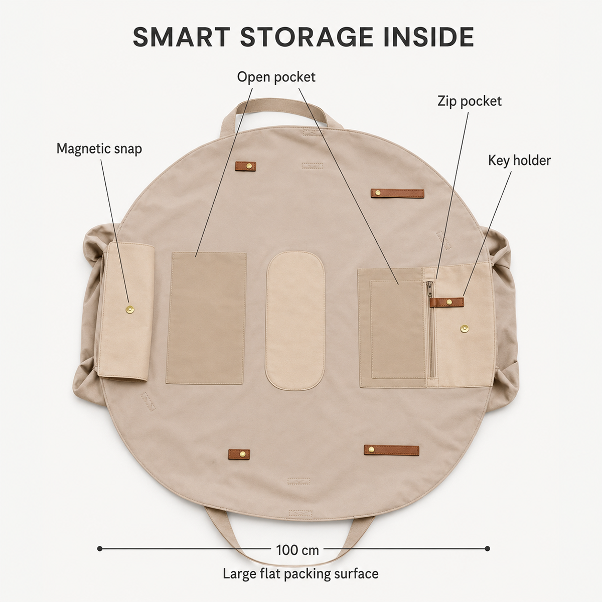 Lay-Flat Drawstring Tote