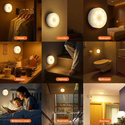 🚶 Walk In. It Lights Up. – Motion Sensor Night Light 2-Pack