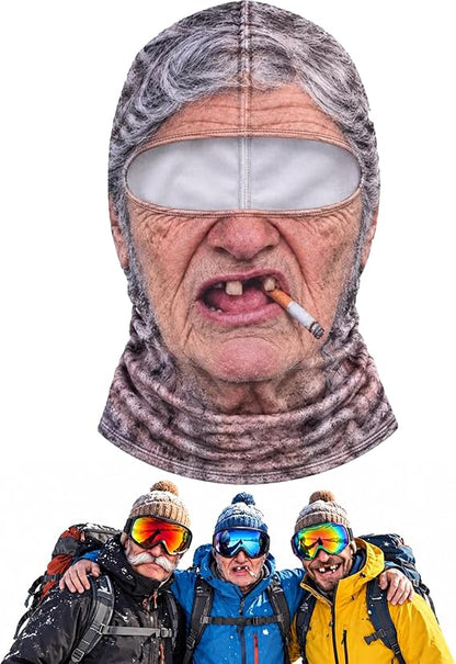 3D Funny Realistic Face Ski Mask