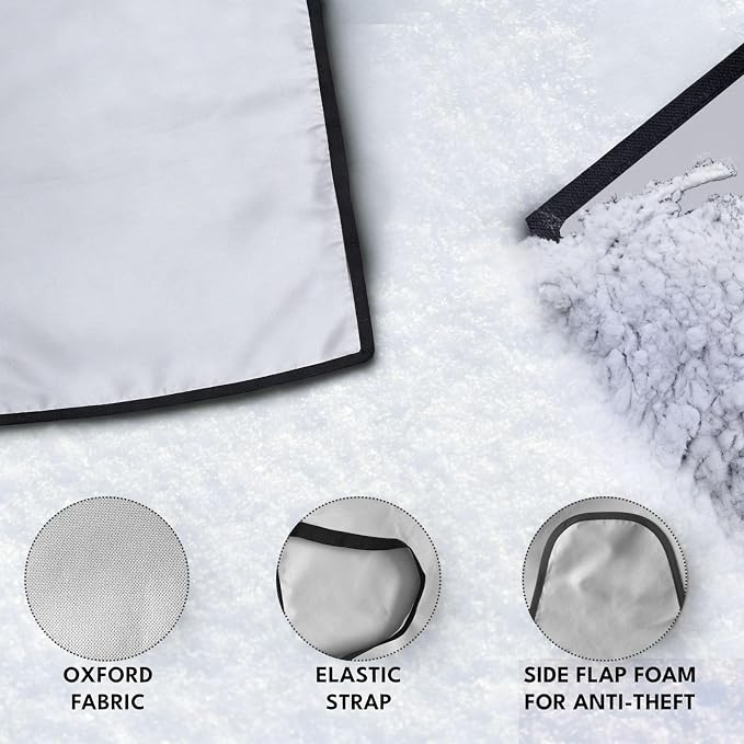 Front windshield protection Snow cover - protection for all four seasons