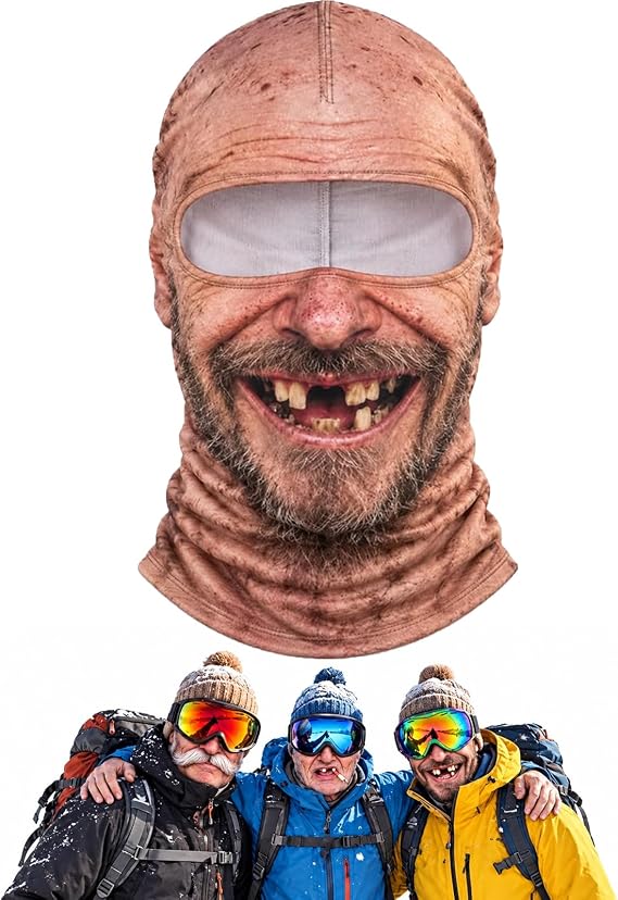 3D Funny Realistic Face Ski Mask