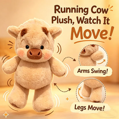 Running Scottish Highland Cow Stuffed Animal