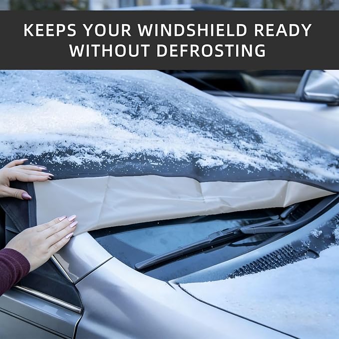 Front windshield protection Snow cover - protection for all four seasons