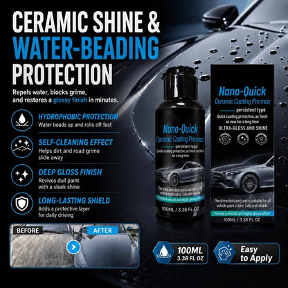 ✨🚗High-Gloss Nano Ceramic Spray – Mirror Shine & Long-Lasting Protection