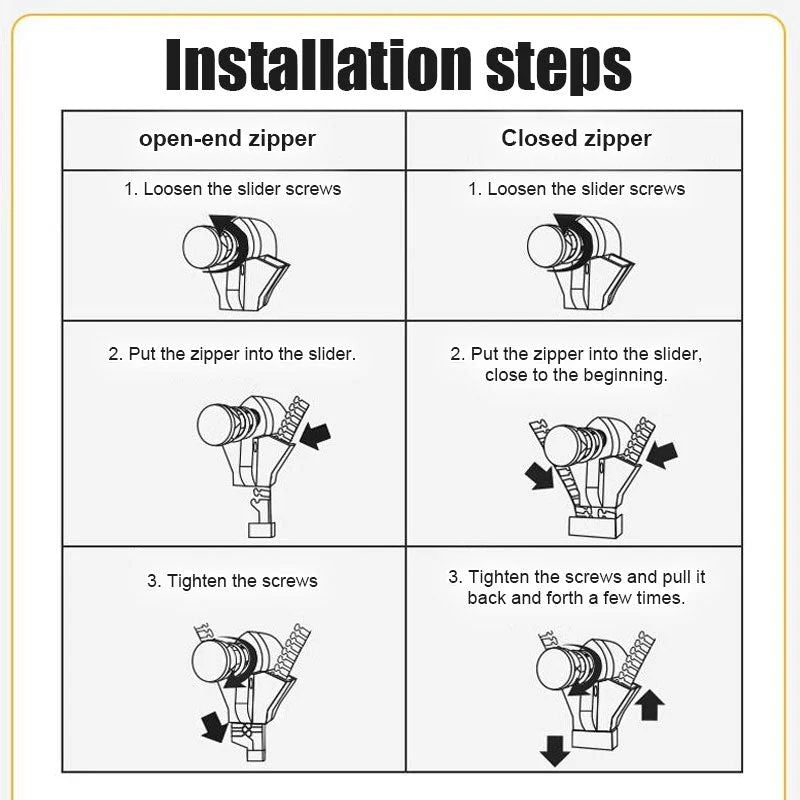 🔗 ZipperPro Easy Fix Pullers ⚡ Instant Zipper Repair – No Tools, No Sewing
