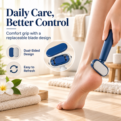 🔥 BUY 1 GET 1 FREE ✨ Dual-Sided Foot Callus Remover & Heel Scraper Tool 🦶