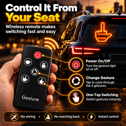 LED Car Gesture Light