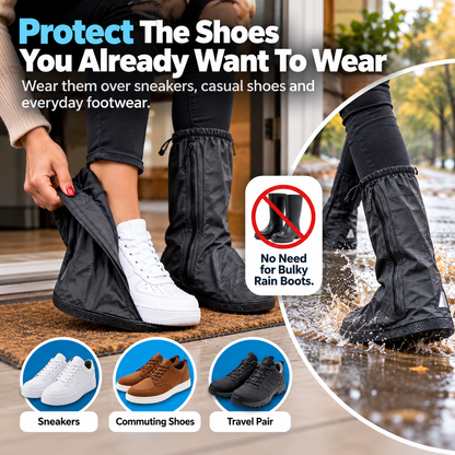 Reusable Waterproof Rain Shoe Covers
