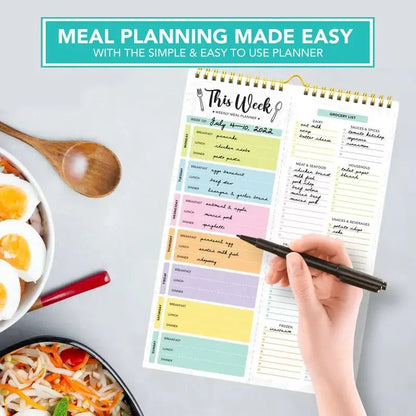 📅 🍽️ Weekly Meal Planner – Simplify Family Meals & Grocery Planning